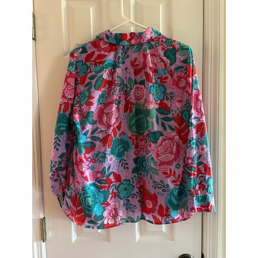 Talbots Floral Button Down - Picture 2 of 2